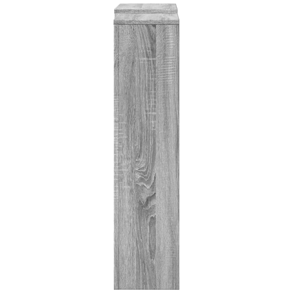 VidaXL Radiatorombouw 205x21,5x83,5 cm bewerkt hout grijs sonoma eiken