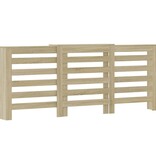 VidaXL Radiatorombouw 205x21,5x83,5 cm bewerkt hout sonoma eikenkleur