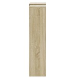 VidaXL Radiatorombouw 205x21,5x83,5 cm bewerkt hout sonoma eikenkleur