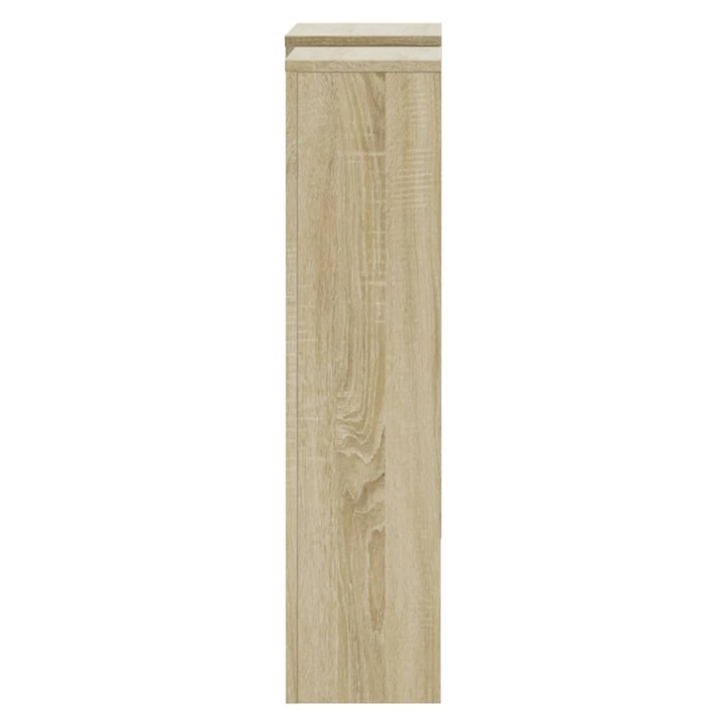 VidaXL Radiatorombouw 205x21,5x83,5 cm bewerkt hout sonoma eikenkleur