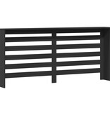 VidaXL Radiatorombouw 175x20x82 cm bewerkt hout zwart