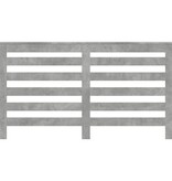VidaXL Radiatorombouw 149x20x82 cm bewerkt hout betongrijs