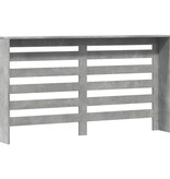 VidaXL Radiatorombouw 149x20x82 cm bewerkt hout betongrijs