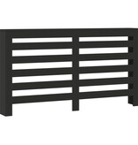 VidaXL Radiatorombouw 149x20x82 cm bewerkt hout zwart