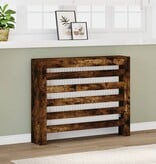 VidaXL Radiatorombouw 104x20x82 cm bewerkt hout gerookt eikenkleurig