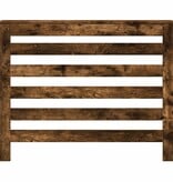 VidaXL Radiatorombouw 104x20x82 cm bewerkt hout gerookt eikenkleurig