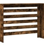 VidaXL Radiatorombouw 104x20x82 cm bewerkt hout gerookt eikenkleurig