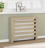 VidaXL Radiatorombouw 104x20x82 cm bewerkt hout sonoma eikenkleurig