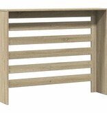 VidaXL Radiatorombouw 104x20x82 cm bewerkt hout sonoma eikenkleurig