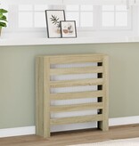 VidaXL Radiatorombouw 78x20x82 cm bewerkt hout sonoma eikenkleurig