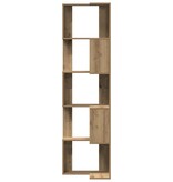 VidaXL Boekenkast 5-laags hoek 50x50x179 cm hout artisanaal eikenkleur