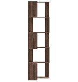 VidaXL Boekenkast 5-laags hoek 50x50x179 cm bewerkt hout bruin eiken
