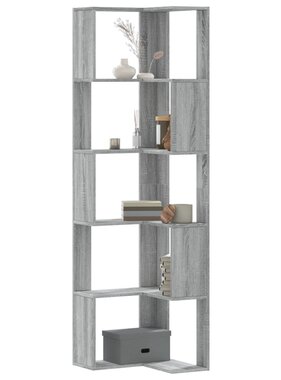 VidaXL Boekenkast 5-laags hoek 50x50x179 cm bewerkt hout grijs sonoma