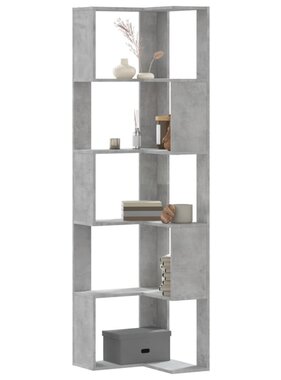 VidaXL Boekenkast 5-laags hoek 50x50x179 cm bewerkt hout betongrijs