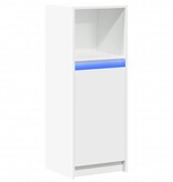 VidaXL Dressoir met LED 38x34x100 cm bewerkt hout wit