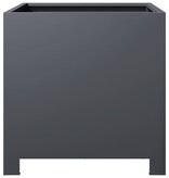 VidaXL Plantenbak 40x40x40 cm staal antracietkleurig