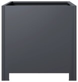 VidaXL Plantenbak 40x40x40 cm staal antracietkleurig