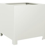 VidaXL Plantenbak 40x40x40 cm staal wit