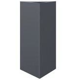 VidaXL Plantenbak driehoek 40x34,5x70 cm staal antracietkleurig