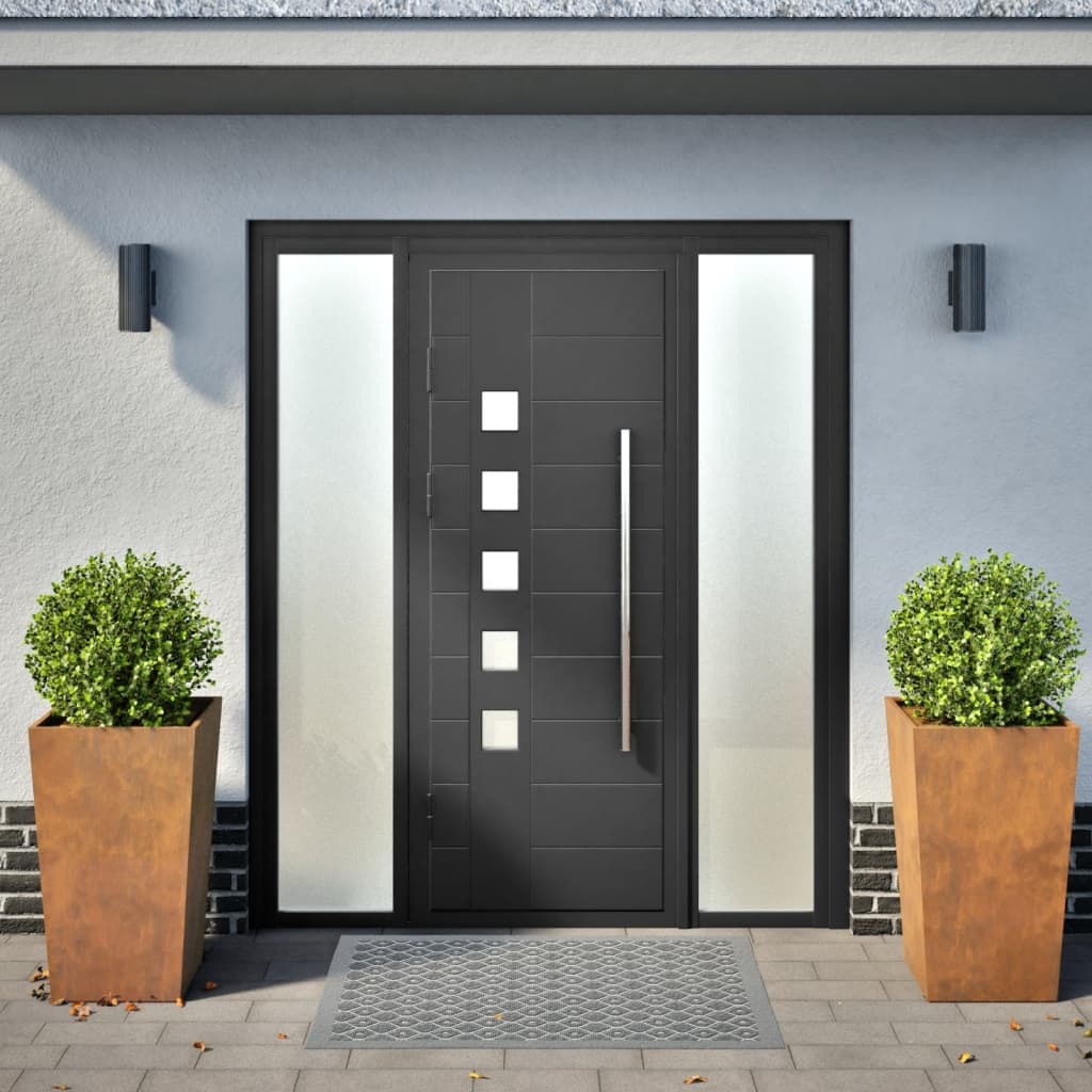 VidaXL Plantenbakken 2 st 45x45x75 cm weervast staal