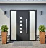 VidaXL Plantenbakken 2 st 35x35x75 cm weervast staal