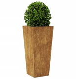 VidaXL Plantenbakken 2 st 35x35x75 cm weervast staal