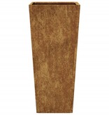 VidaXL Plantenbakken 2 st 35x35x75 cm weervast staal