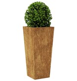 VidaXL Plantenbak 35x35x75 cm weervast staal