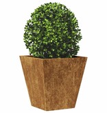 VidaXL Plantenbak 30x30x30 cm weervast staal