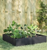 VidaXL Plantenbak verhoogd 100x100x33,5 cm staal antracietkleurig