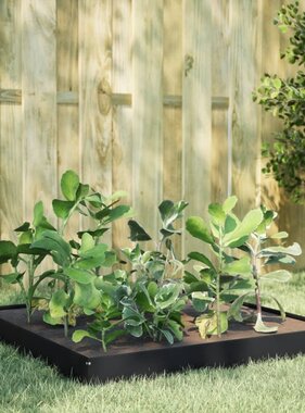 VidaXL Plantenbak verhoogd 100x100x18,5 cm staal