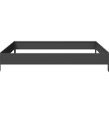 VidaXL Plantenbak verhoogd 100x100x18,5 cm staal