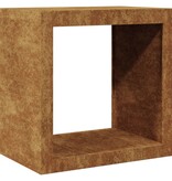 VidaXL Brandhoutrek 60x40x60 cm weervast staal