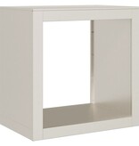 VidaXL Brandhoutrek 60x40x60 cm weervast staal