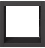 VidaXL Haardhoutrek 60x40x60 cm staal zwart