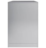 VidaXL Haardhoutrek 100x40x60 cm gegalvaniseerd staal