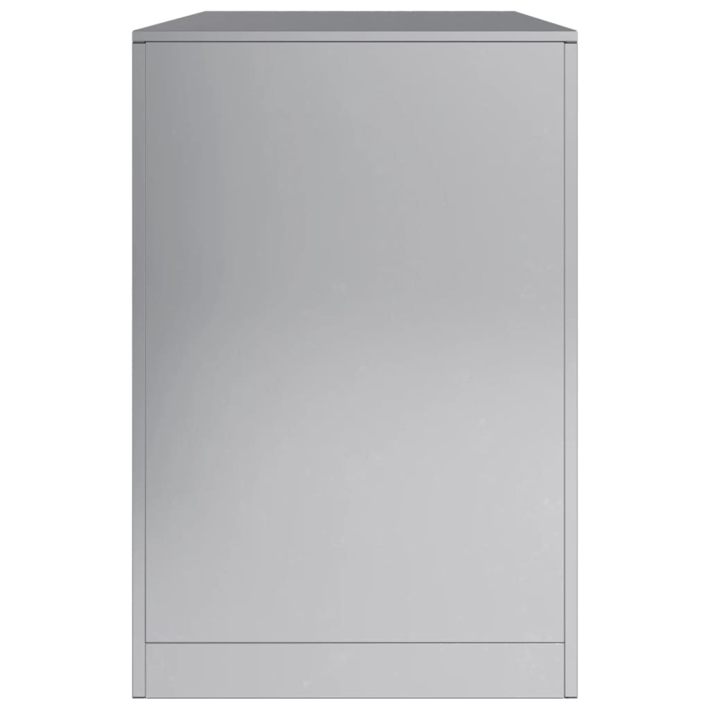 VidaXL Haardhoutrek 100x40x60 cm gegalvaniseerd staal