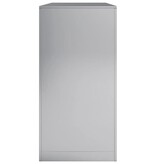 VidaXL Haardhoutrek 100x40x80 cm gegalvaniseerd staal