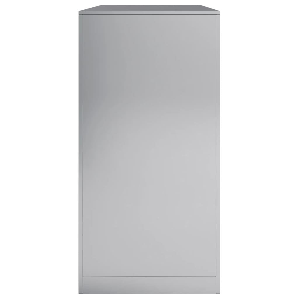 VidaXL Haardhoutrek 100x40x80 cm gegalvaniseerd staal