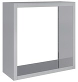 VidaXL Haardhoutrek 100x40x100 cm gegalvaniseerd staal