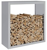 VidaXL Haardhoutrek 100x40x100 cm gegalvaniseerd staal