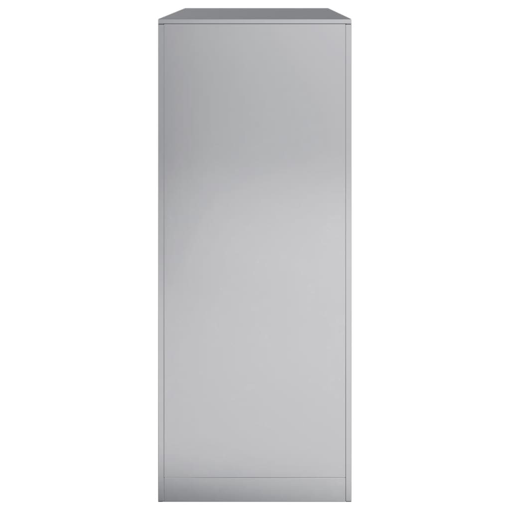 VidaXL Haardhoutrek 100x40x100 cm gegalvaniseerd staal