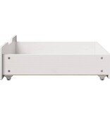 VidaXL Bedlades 2 st 75x55x17 cm massief grenenhout wit