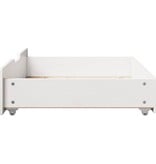 VidaXL Bedlades 2 st 85x55x17 cm massief grenenhout wit