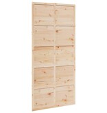 VidaXL Schuifdeur 100x208 cm massief grenenhout