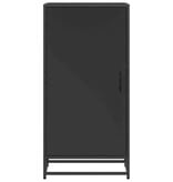 VidaXL Schoenenrek 48x38x97,5 cm bewerkt hout zwart