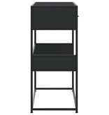 VidaXL Wandtafel 90x35x80 cm bewerkt hout zwart