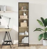 VidaXL Boekenkast 40x35x170,5 cm bewerkt hout sonoma eikenkleurig