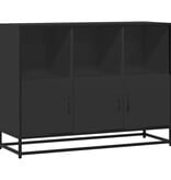 VidaXL Dressoir 100x35x76 cm bewerkt hout zwart