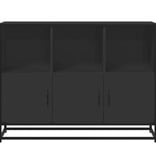 VidaXL Dressoir 100x35x76 cm bewerkt hout zwart